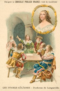 Anne Geneviève de Bourbon, Hertogin van Longueville, Franse prinses die invloedrijk was in de burgeroorlogen van de Fronde (1648-1653) door French School